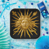 太陽王ルイ14世のシンボル ペーパープレート (パーティー)