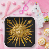 太陽王ルイ14世のシンボル ペーパープレート (パーティー)