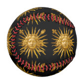 太陽王ルイ14世のシンボル 野球ボール (正面左)