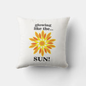 太陽白熱［赤熱］光を放つのように クッション (裏面)