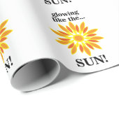 太陽白熱［赤熱］光を放つのように ラッピングペーパー (ロールコーナー)