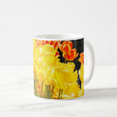 太陽白熱［赤熱］光を放つの下で コーヒーマグカップ (正面右)