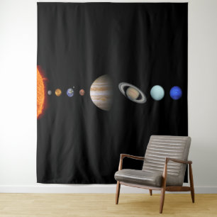 太陽系のカスタムのタペストリーの惑星 タペストリー