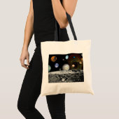 太陽系のボイジャー画像モンタージュ宇宙写真 トートバッグ (正面(商品))