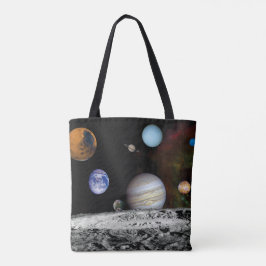 太陽系のボイジャー画像モンタージュ宇宙写真 トートバッグ
