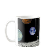 太陽系のボイジャー画像モンタージュ宇宙写真