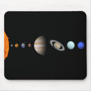 太陽系のマウスパッドの惑星 マウスパッド