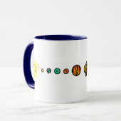 太陽系のマグ マグカップ (正面左)