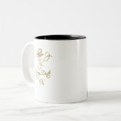 太陽系のモンタージュ ツートーンマグカップ (正面左)