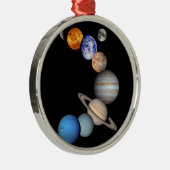 太陽系のモンタージュJPLの惑星の写真 メタルオーナメント (右)