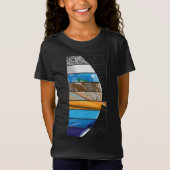 太陽系のワイシャツの天文学の惑星の宇宙の恋人 Tシャツ (正面)