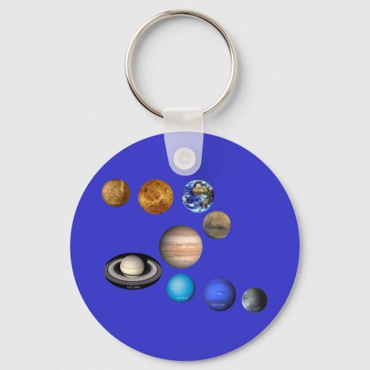太陽系の九惑星 キーホルダー (正面)