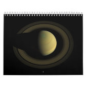 太陽系の惑星の土星の宝石 カレンダー (カバー)