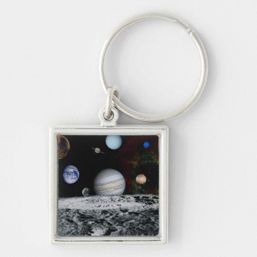 太陽系の惑星 キーホルダー (正面)