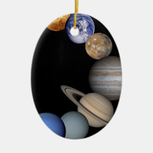 太陽系の惑星 セラミックオーナメント