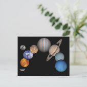 太陽系の惑星 ポストカード (スタンド正面)