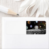 太陽系の惑星 ラベル (インサイチュ)