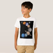 太陽系の惑星 Tシャツ (正面フル)