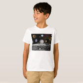 太陽系の惑星 Tシャツ (正面フル)