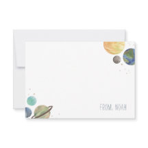 太陽系の水彩画