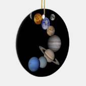 太陽系の範囲私達の惑星 セラミックオーナメント (右)