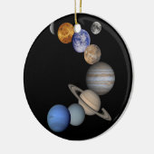 太陽系の範囲私達の惑星 セラミックオーナメント (左)