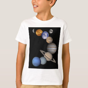 太陽系の範囲私達の惑星 Tシャツ