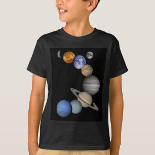 太陽系の範囲私達の惑星 Tシャツ