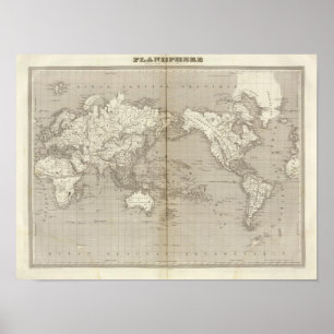太陽系のPlanisphereの図表 ポスター