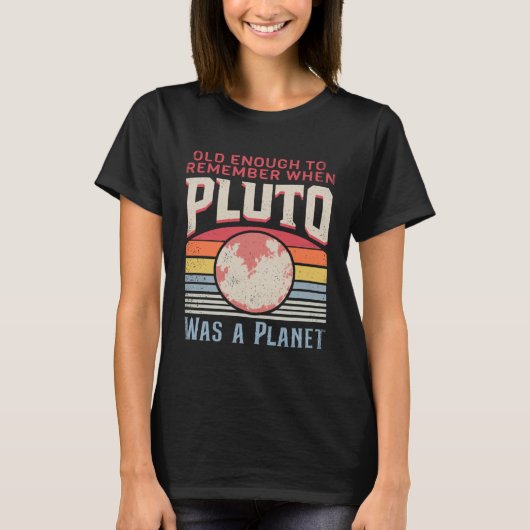 太陽系は十分に古い 冥王星 宇宙と惑星 Sc Tシャツ (正面)