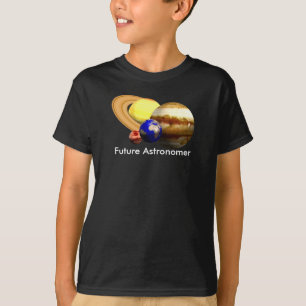太陽系を持つ未来の天文学者 Tシャツ