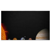 太陽系カスタムなポリエステルヤードの惑星 ファブリック (ファットクォーター)
