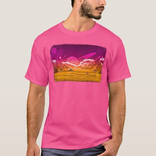 太陽系外太陽の惑星宇宙 Tシャツ (正面)