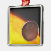 太陽系外惑星の接近 メタルオーナメント (左)