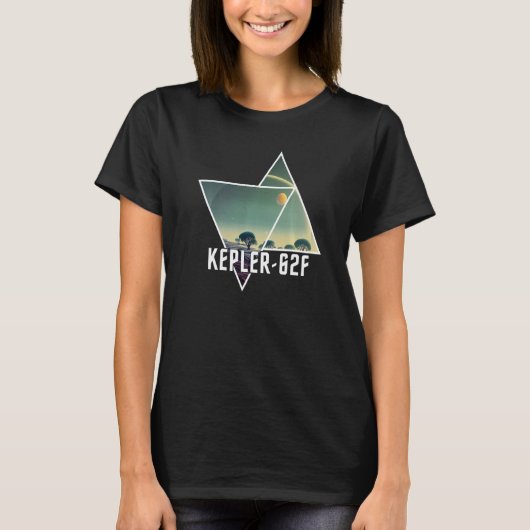 太陽系外惑星宇宙天文学 Tシャツ (正面)