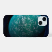 太陽系外惑星、ケプラー22b。 iPhone 15ケース (裏面横)