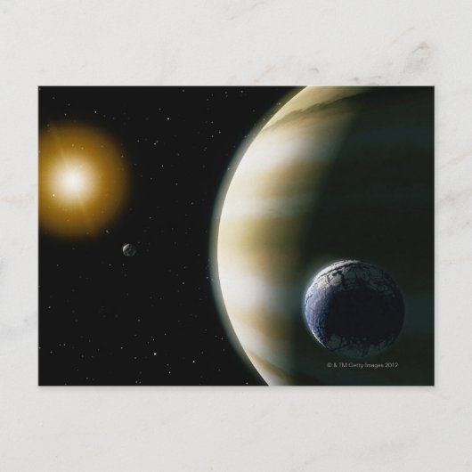 太陽系外惑星 ポストカード (正面)
