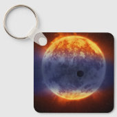 太陽系外惑星Gj 3470bの水素ガス雲 キーホルダー (正面)