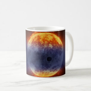 太陽系外惑星Gj 3470bの水素ガス雲 コーヒーマグカップ