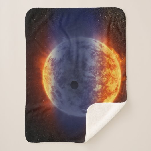 太陽系外惑星Gj 3470bの水素ガス雲 シェルパブランケット (正面)