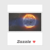 太陽系外惑星Gj 3470bの水素ガス雲 シール (シート)