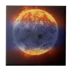 太陽系外惑星Gj 3470bの水素ガス雲 タイル