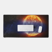 太陽系外惑星Gj 3470bの水素ガス雲 デスクマット (キーボード&マウス)