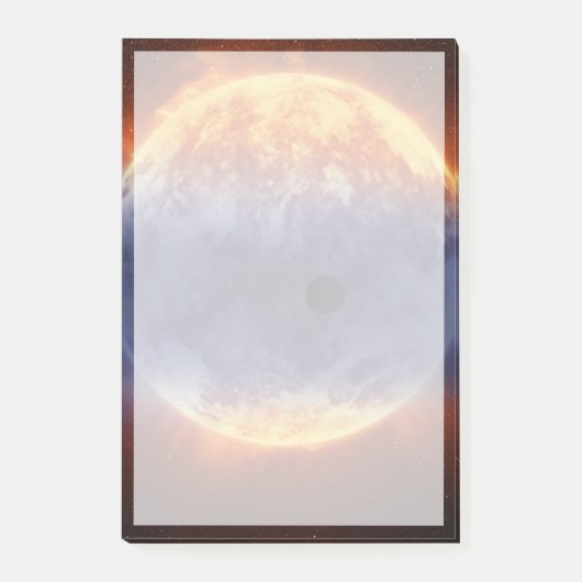 太陽系外惑星Gj 3470bの水素ガス雲 ポストイット (正面)