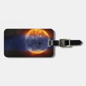 太陽系外惑星Gj 3470bの水素ガス雲 ラゲッジタグ (正面横)