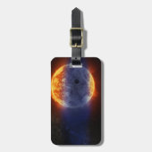 太陽系外惑星Gj 3470bの水素ガス雲 ラゲッジタグ (正面縦)