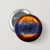 太陽系外惑星Gj 3470bの水素ガス雲 缶バッジ (正面&裏面)