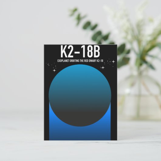 太陽系外惑星K2-18b シーズンポストカード (スタンド正面)