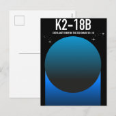 太陽系外惑星K2-18b シーズンポストカード (正面/裏面)