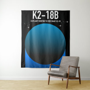 太陽系外惑星K2-18b タペストリー